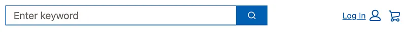Header showing 'Log In' instead of the username — a symptom of the evaluation class failing